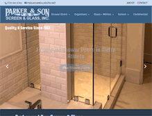 Tablet Screenshot of parkerandson.com